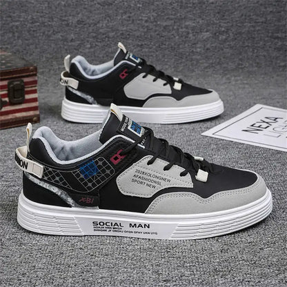 Normal Leather With Lacing Black Trainers Heels Man Formal Shoes Mens White Dress Shoes Sneakers Sport Excercise High-level